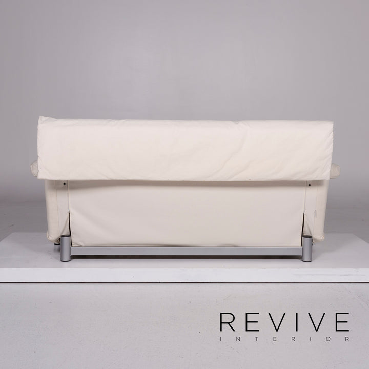 ligne roset Multy Stoff Schlafsofa Dreisitzer Weiß Sofa Funktion Schlaffunktion Couch inkl. Armlehnen