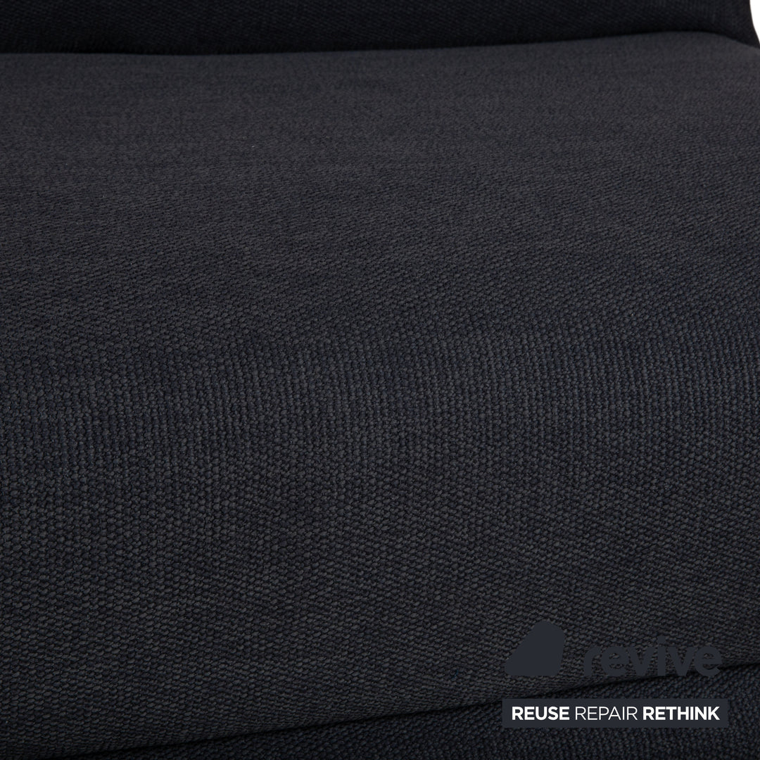 Ligne Roset Multy Fabric Anthracite Grey Three-Seater Manual Sleeping Function Sofa Bed Reupholstery PALMA 629