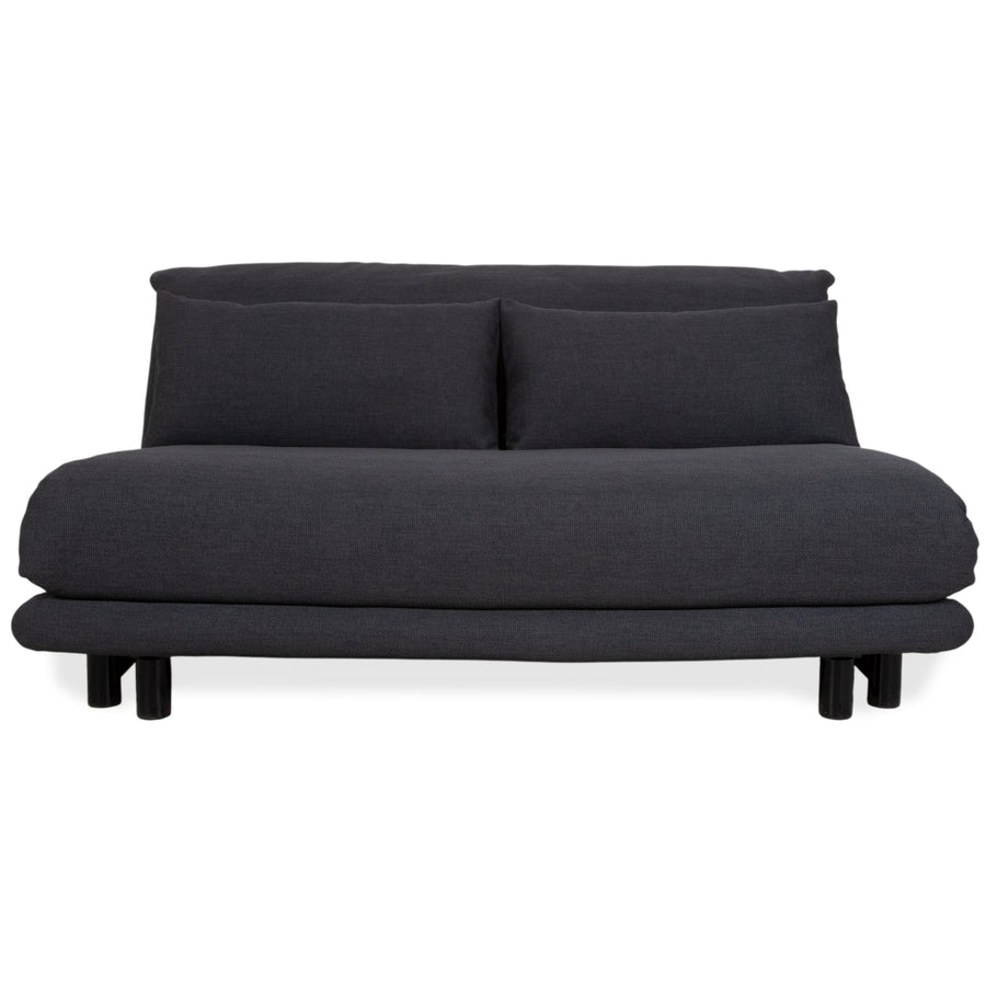 Ligne Roset Multy Stoff Anthrazit Grau Dreisitzer manuelle Schlaffunktion Schlafsofa Couch Neubezug PALMA 629