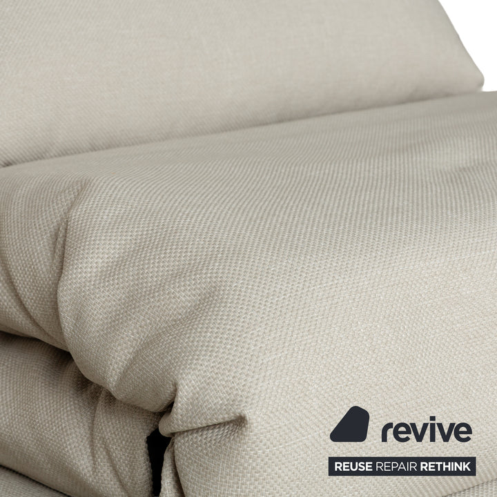 Ligne Roset Multy Stoff Sessel Beige Neubezug manuelle Funktion