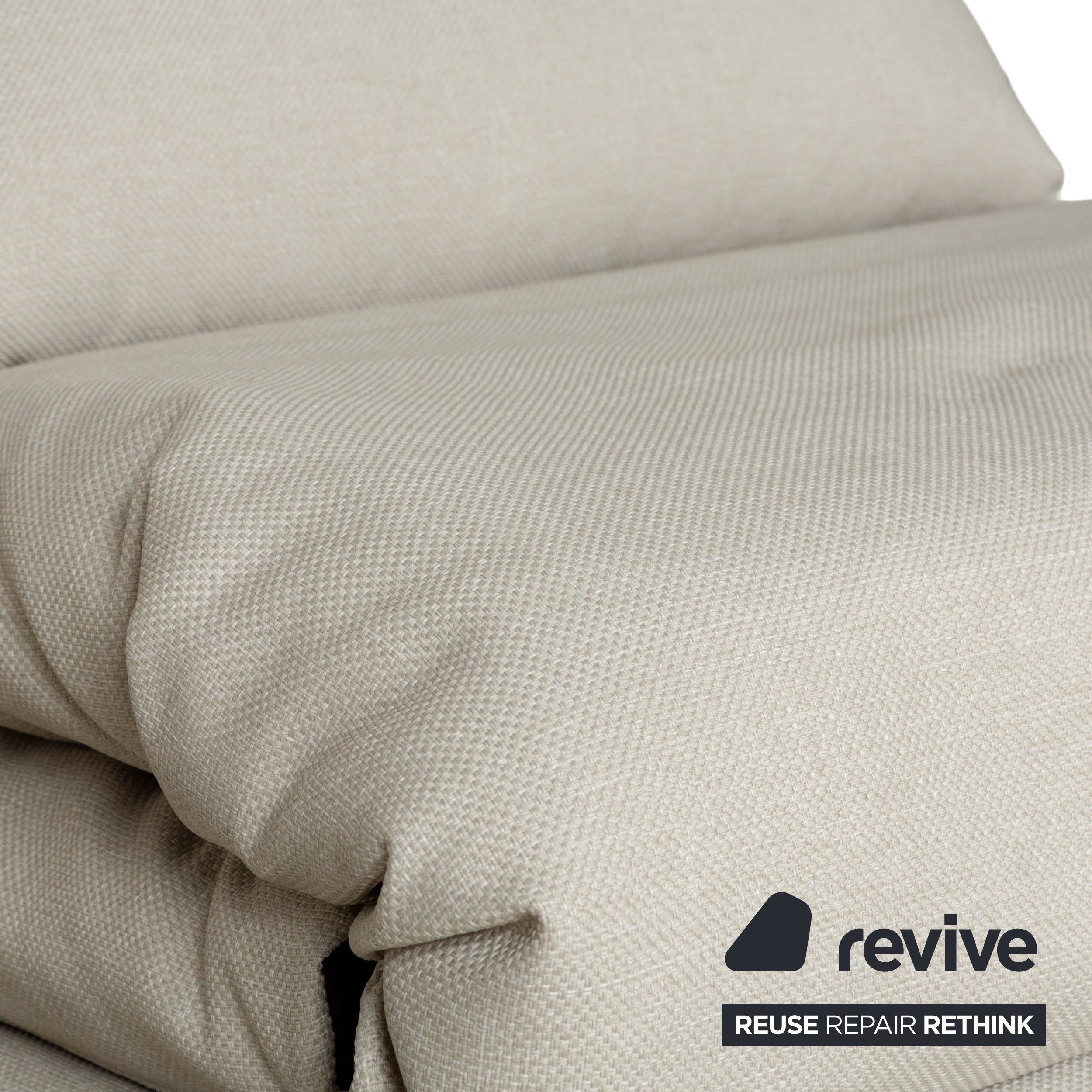 Ligne Roset Multy Stoff Sessel Beige Neubezug manuelle Funktion