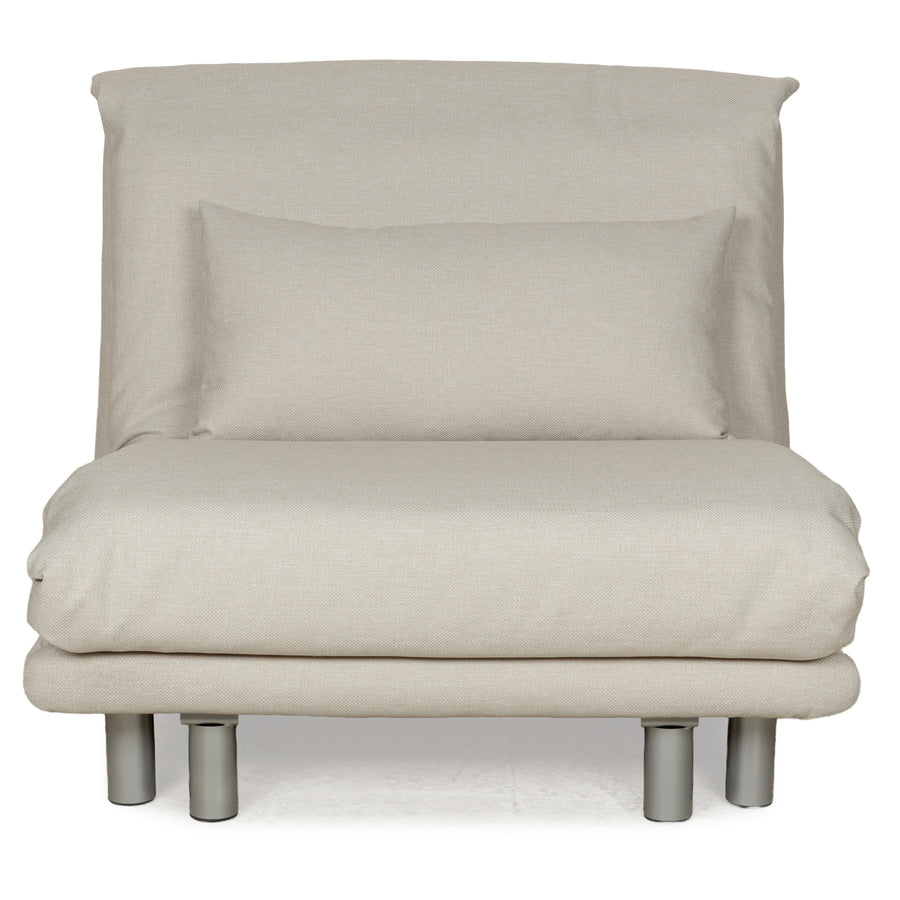 Ligne Roset Multy Stoff Sessel Beige Neubezug manuelle Funktion