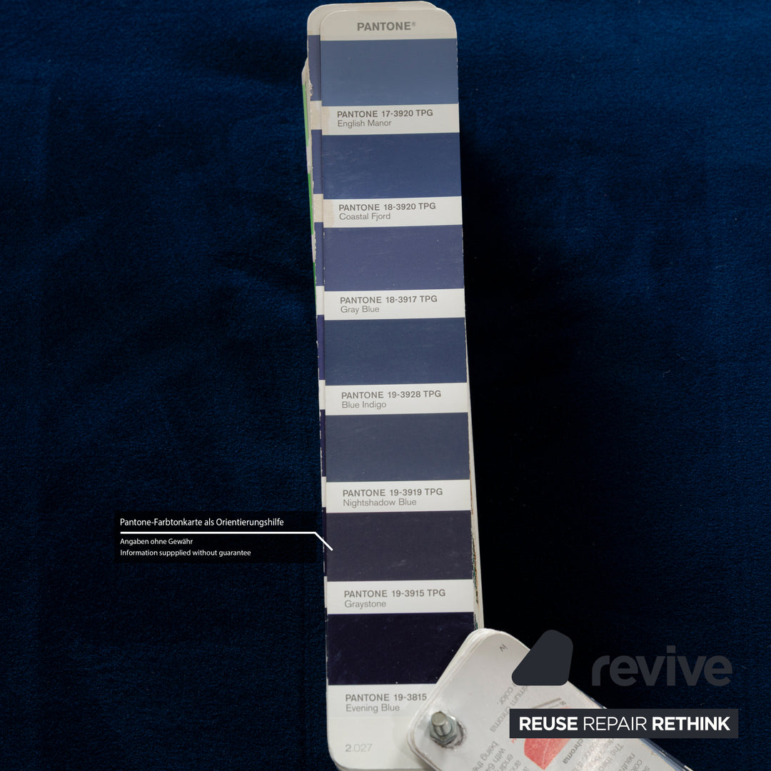 Ligne Roset Multy Stoff Sessel Blau Schlaffunktion Neubezug