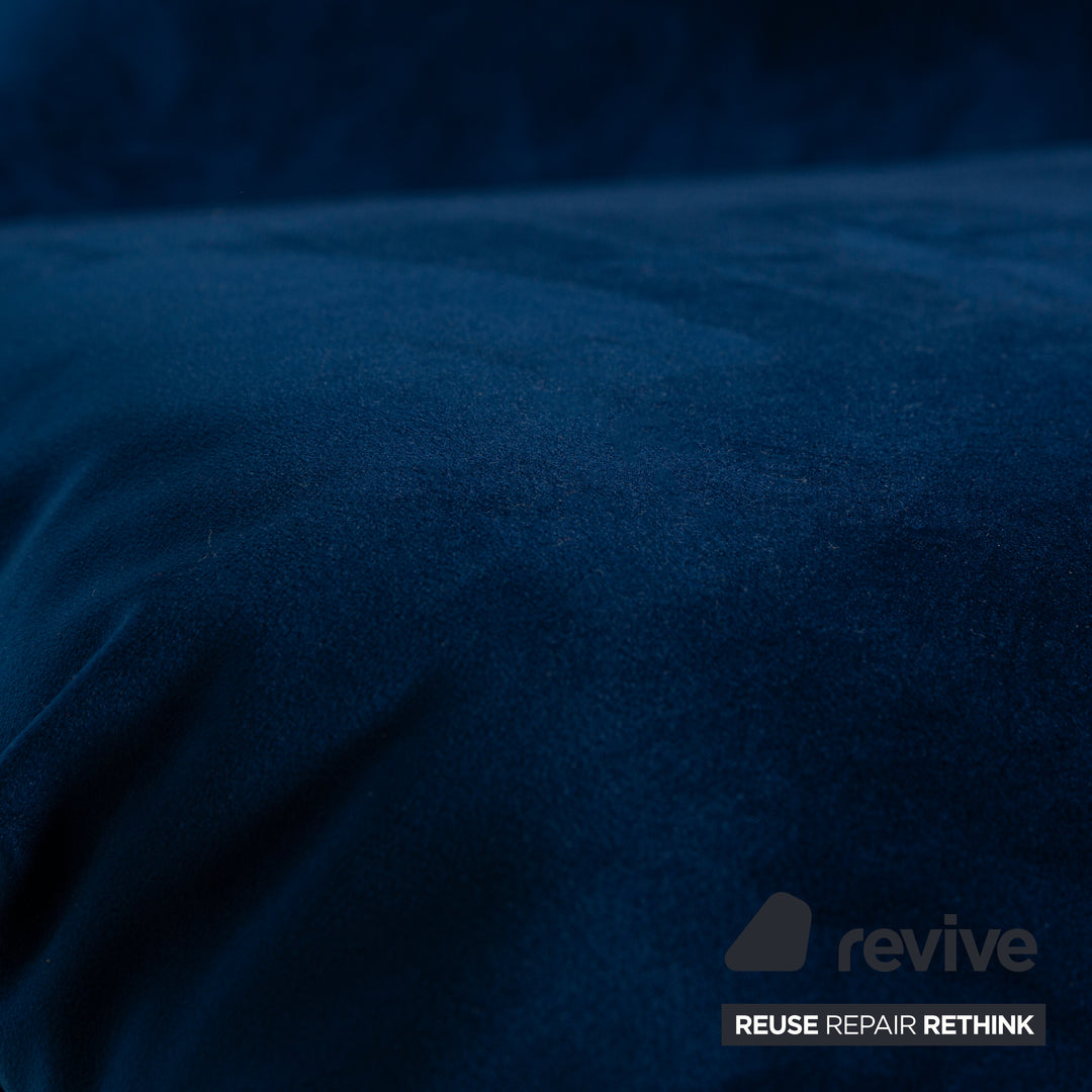 Ligne Roset Multy Stoff Sessel Blau Schlaffunktion Neubezug
