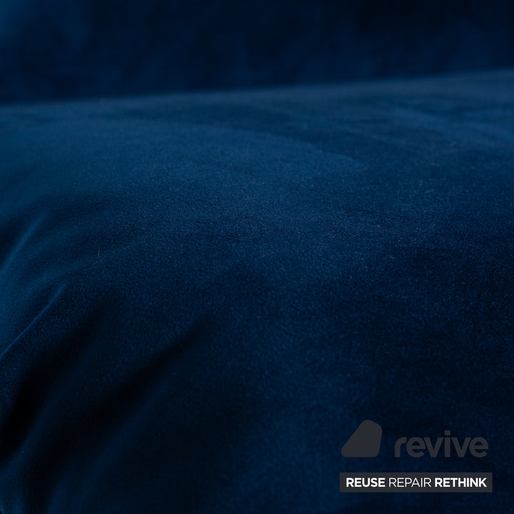 Ligne Roset Multy Stoff Sessel Blau Schlaffunktion Neubezug