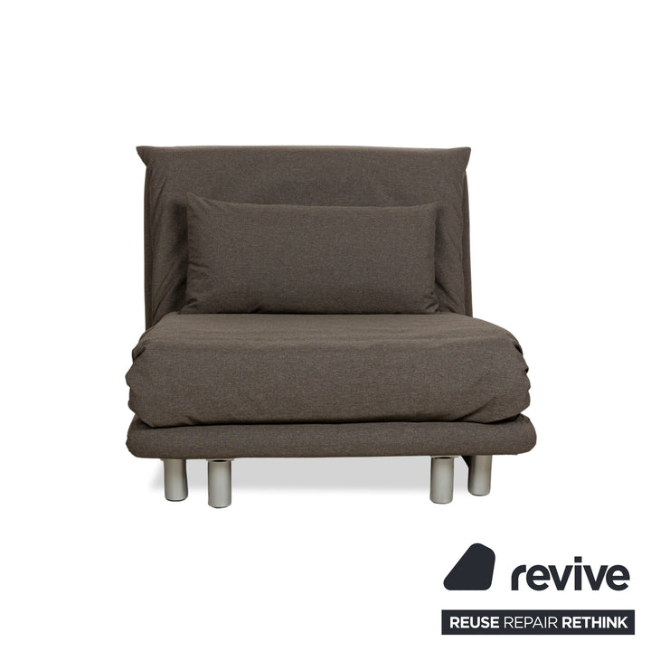 ligne roset Multy Stoff Sessel Grau Neubezug manuelle Funktion