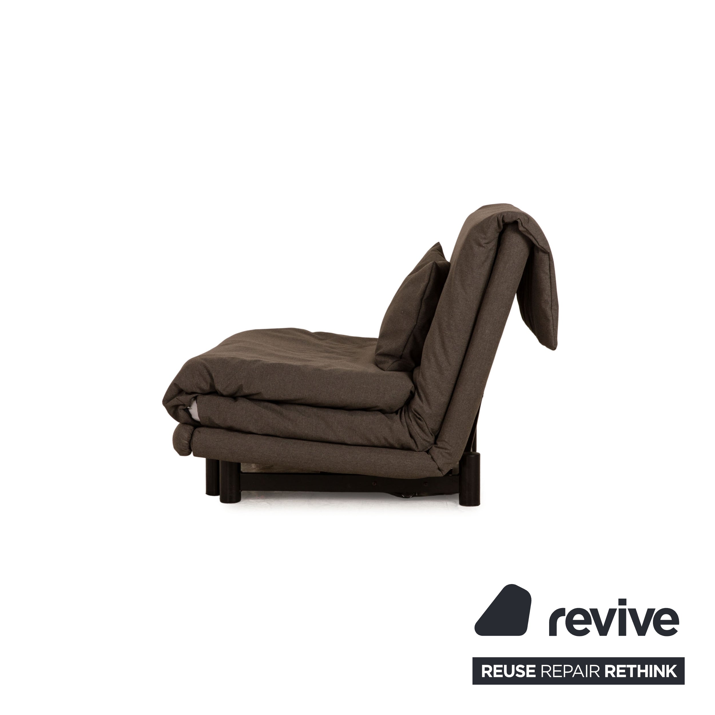 Ligne Roset Fauteuil En Tissu Multy Gris Canapé Fonction Canapé