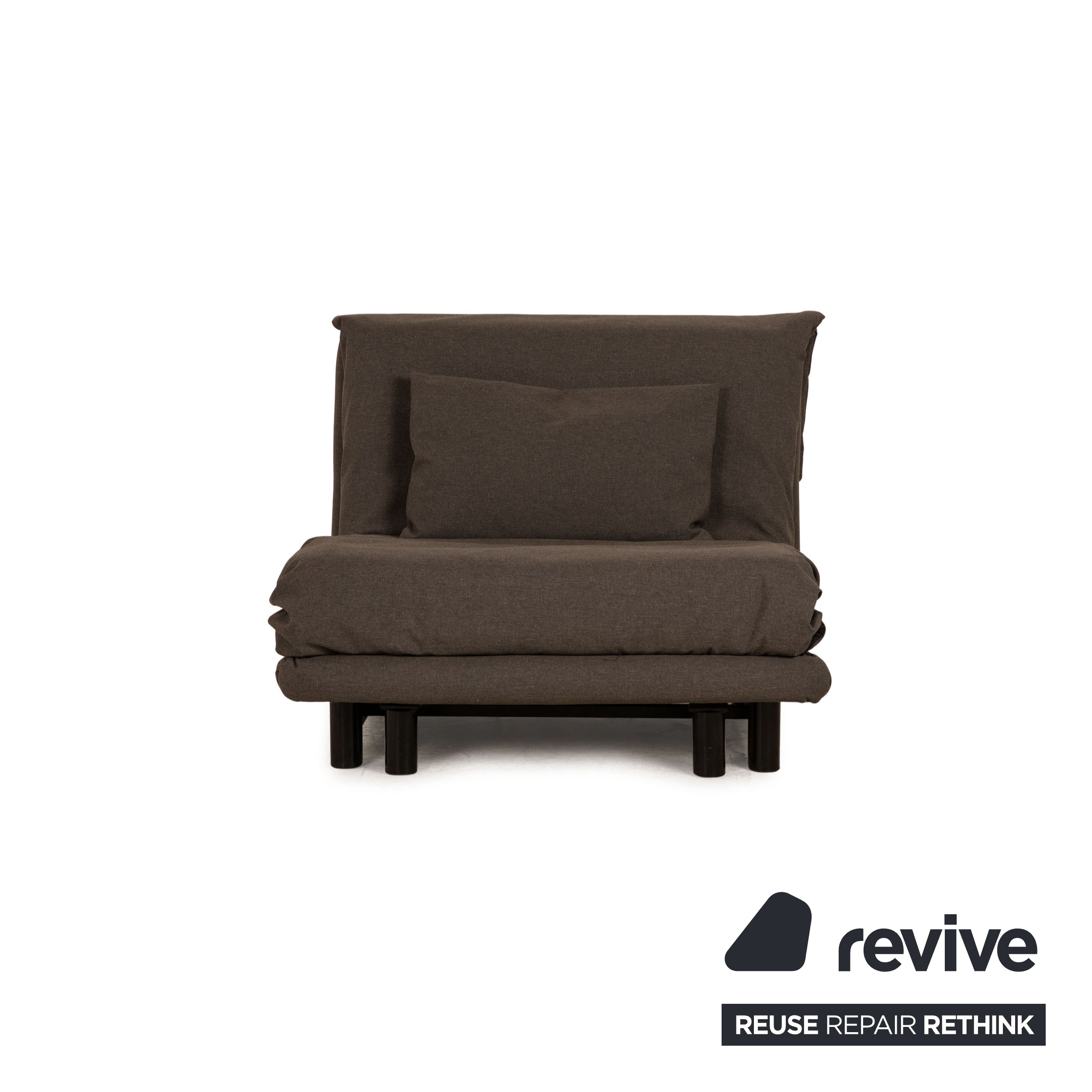 Ligne Roset Fauteuil En Tissu Multy Gris Canapé Fonction Canapé