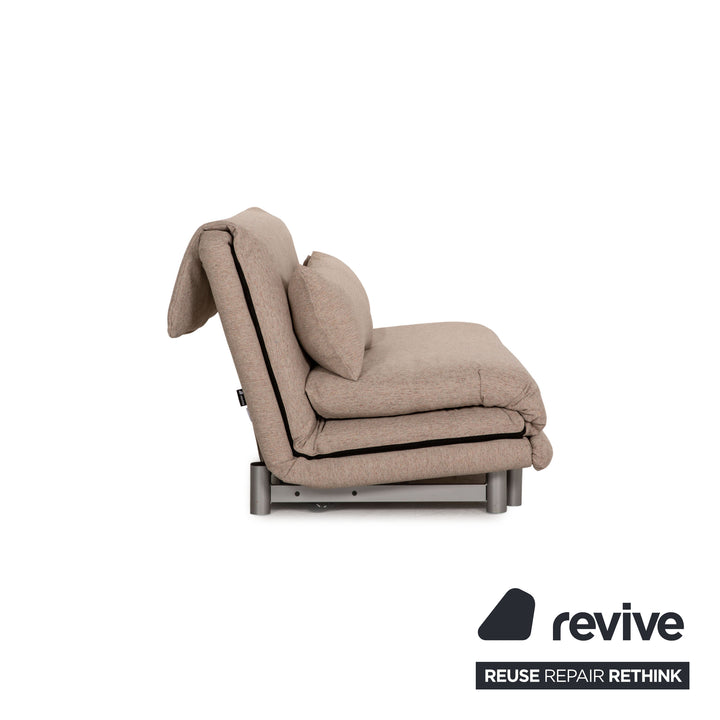 ligne roset Multy Stoff Sofa Beige Dreisitzer Couch Funktion Neubezug
