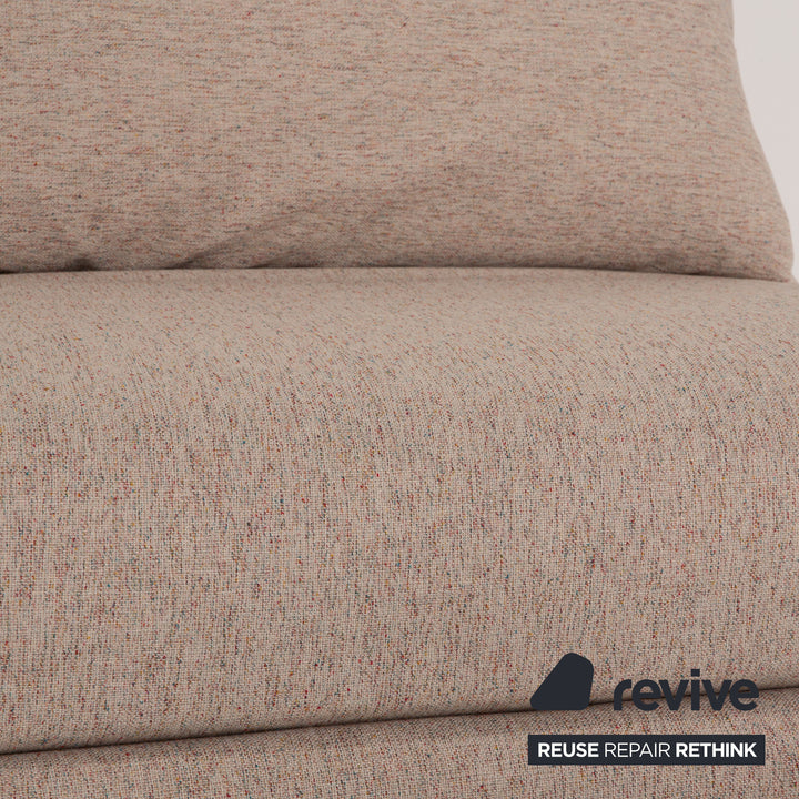 ligne roset Multy Stoff Sofa Beige Dreisitzer Couch Funktion Neubezug
