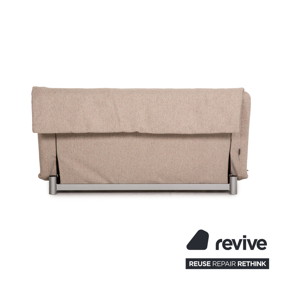 ligne roset Multy Stoff Sofa Beige Dreisitzer Couch Funktion Neubezug
