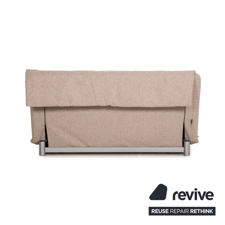 ligne roset Multy Stoff Sofa Beige Dreisitzer Couch Funktion Neubezug