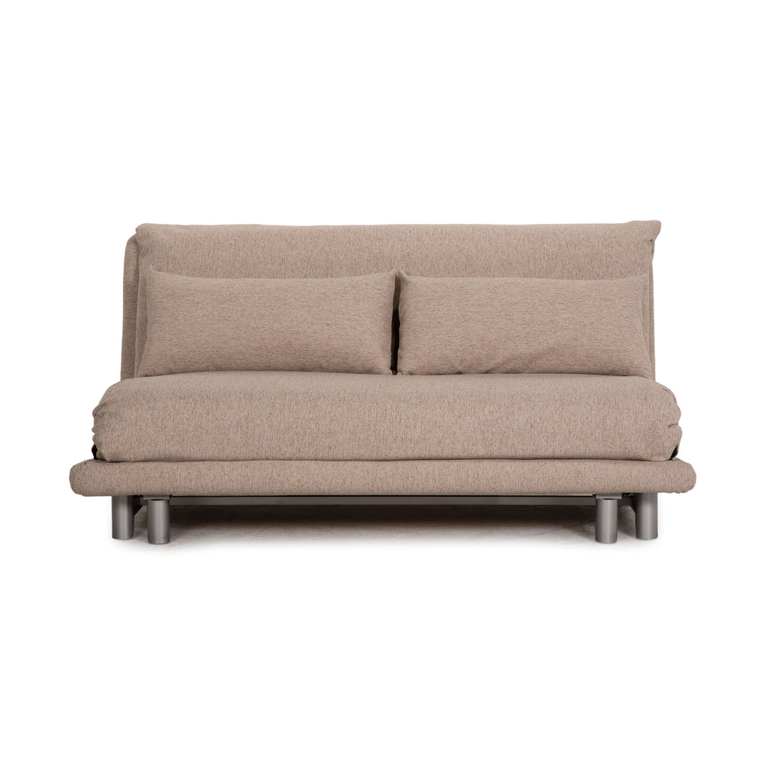 ligne roset Multy Stoff Sofa Beige Dreisitzer Couch Funktion Neubezug