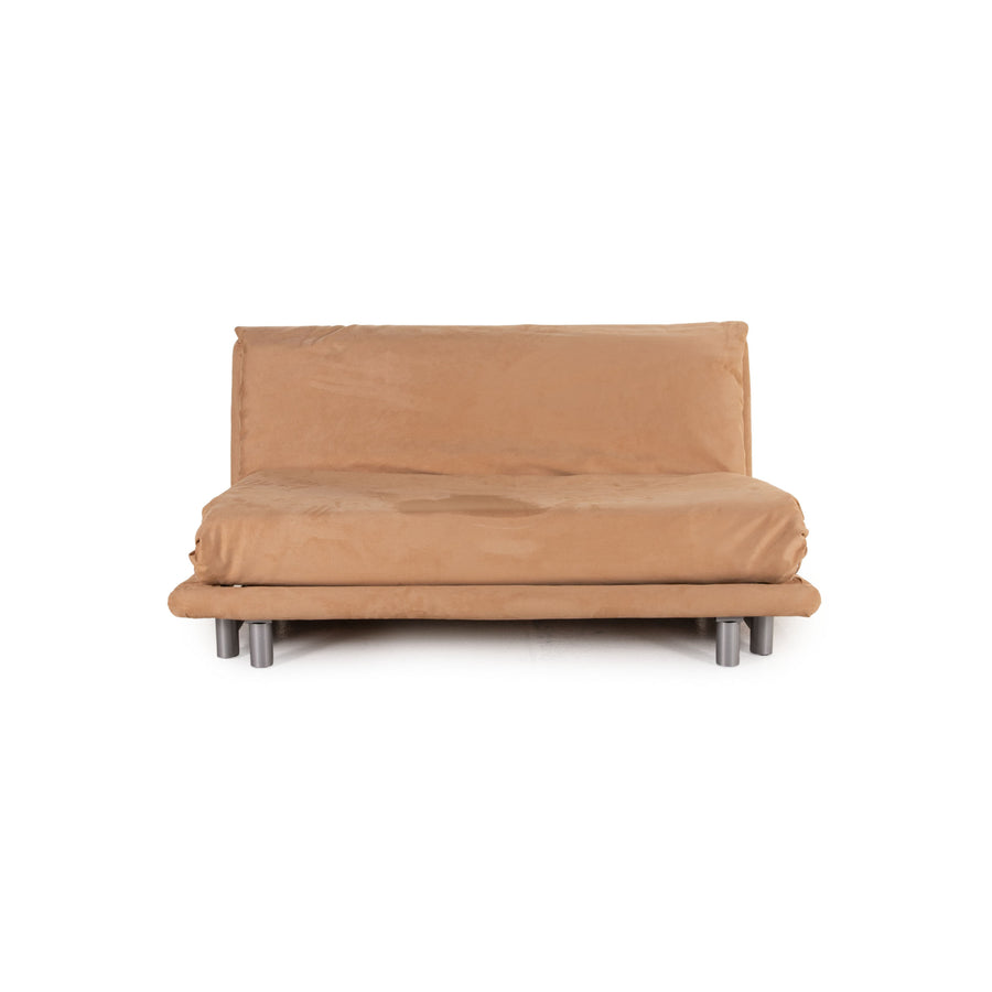 Ligne Roset Multy stoffen bank beige driezitsbank met slaapfunctie