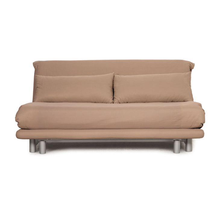 Ligne  Roset Multy Stoff Sofa Beige Dreisitzer Couch Schlaffunktion