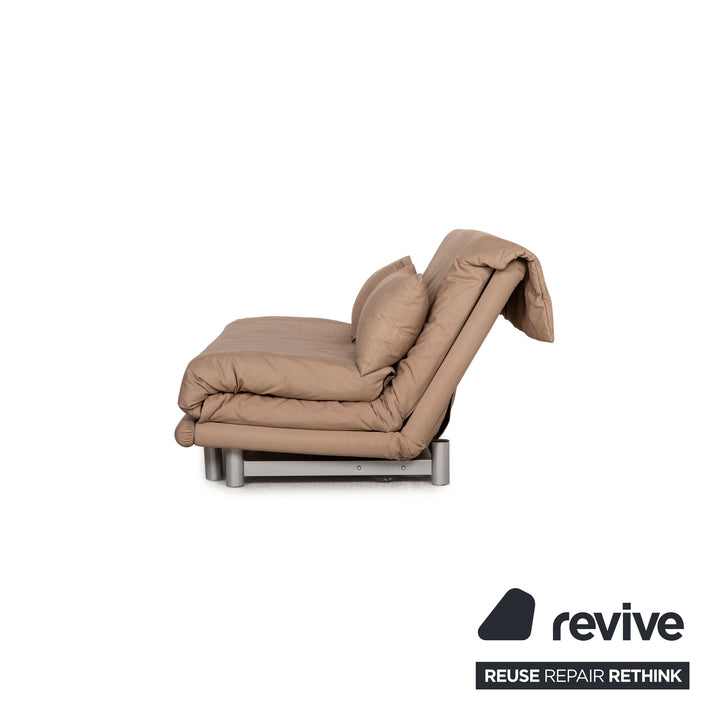 Ligne  Roset Multy Stoff Sofa Beige Dreisitzer Couch Schlaffunktion