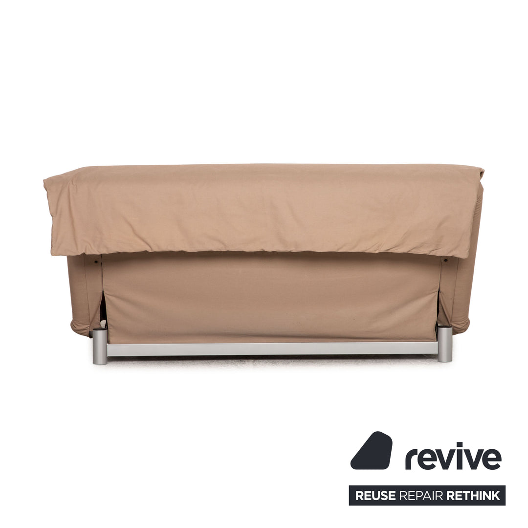 Ligne  Roset Multy Stoff Sofa Beige Dreisitzer Couch Schlaffunktion