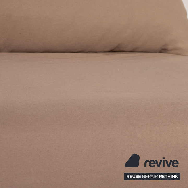 Ligne  Roset Multy Stoff Sofa Beige Dreisitzer Couch Schlaffunktion
