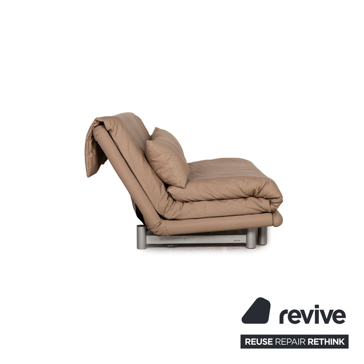 Ligne  Roset Multy Stoff Sofa Beige Dreisitzer Couch Schlaffunktion