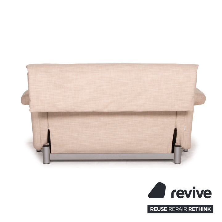 ligne roset Canapé en tissu Multy beige fonction couchage deux places