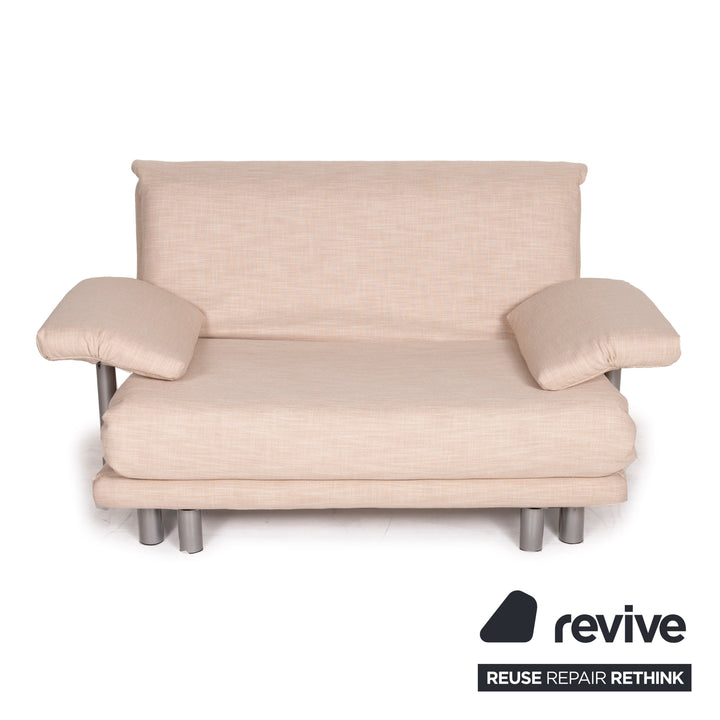 ligne roset Canapé en tissu Multy beige fonction couchage deux places