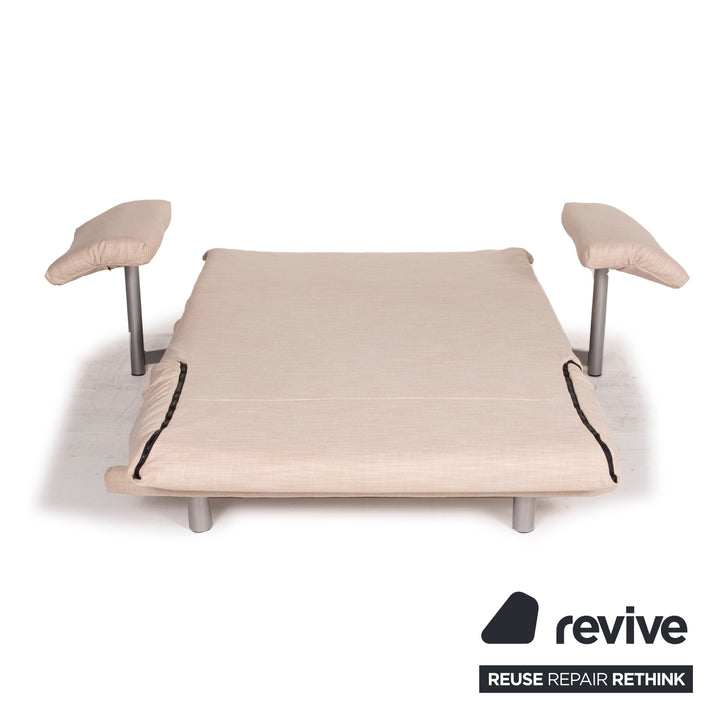 ligne roset Canapé en tissu Multy beige fonction couchage deux places