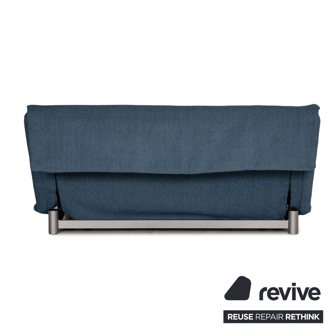 Ligne Roset Canapé En Tissu Multy Bleu Fonction Canapé Trois Places Fonction Sommeil