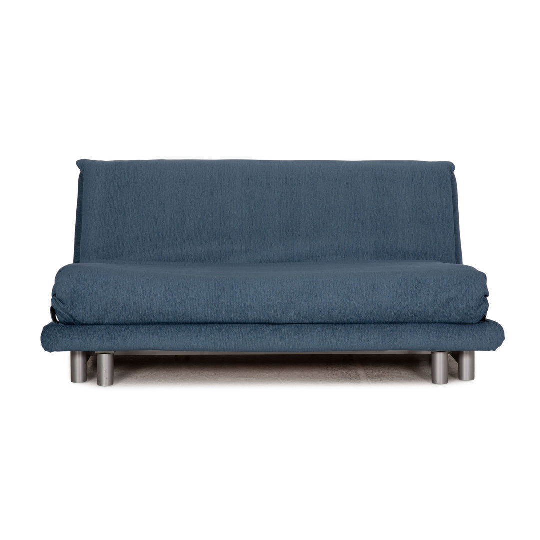 Ligne Roset Canapé En Tissu Multy Bleu Fonction Canapé Trois Places Fonction Sommeil