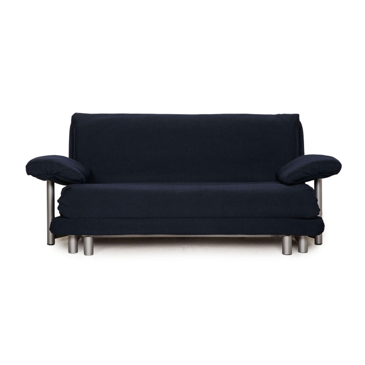 ligne roset Multy Stoff Sofa Blau Dreisitzer Couch Funktion Schlaffunktion Neubezug inkl. Armlehnen
