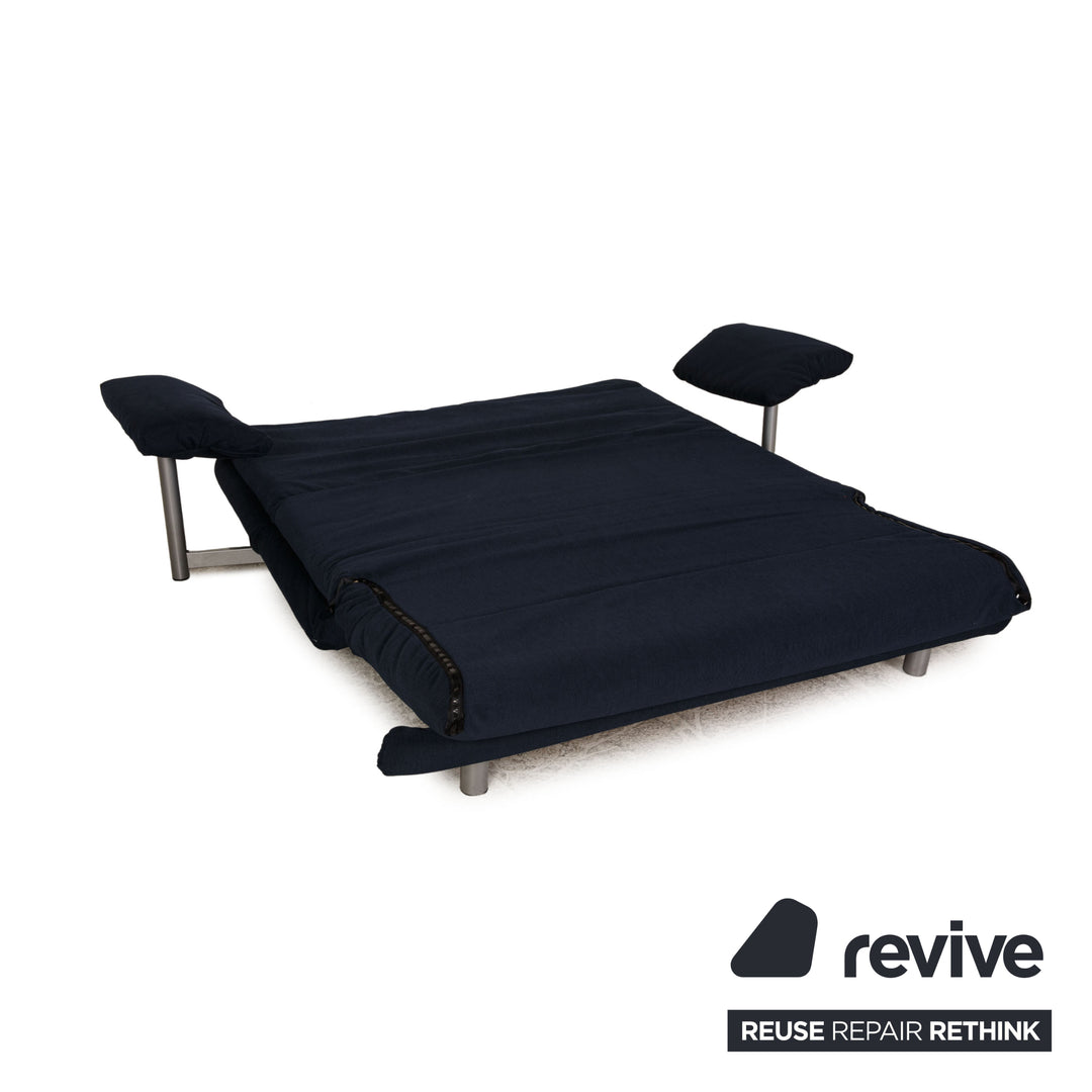 ligne roset Multy Stoff Sofa Blau Dreisitzer Couch Funktion Schlaffunktion Neubezug inkl. Armlehnen