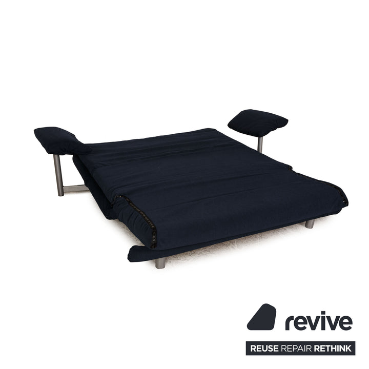 ligne roset Multy Stoff Sofa Blau Dreisitzer Couch Funktion Schlaffunktion Neubezug inkl. Armlehnen