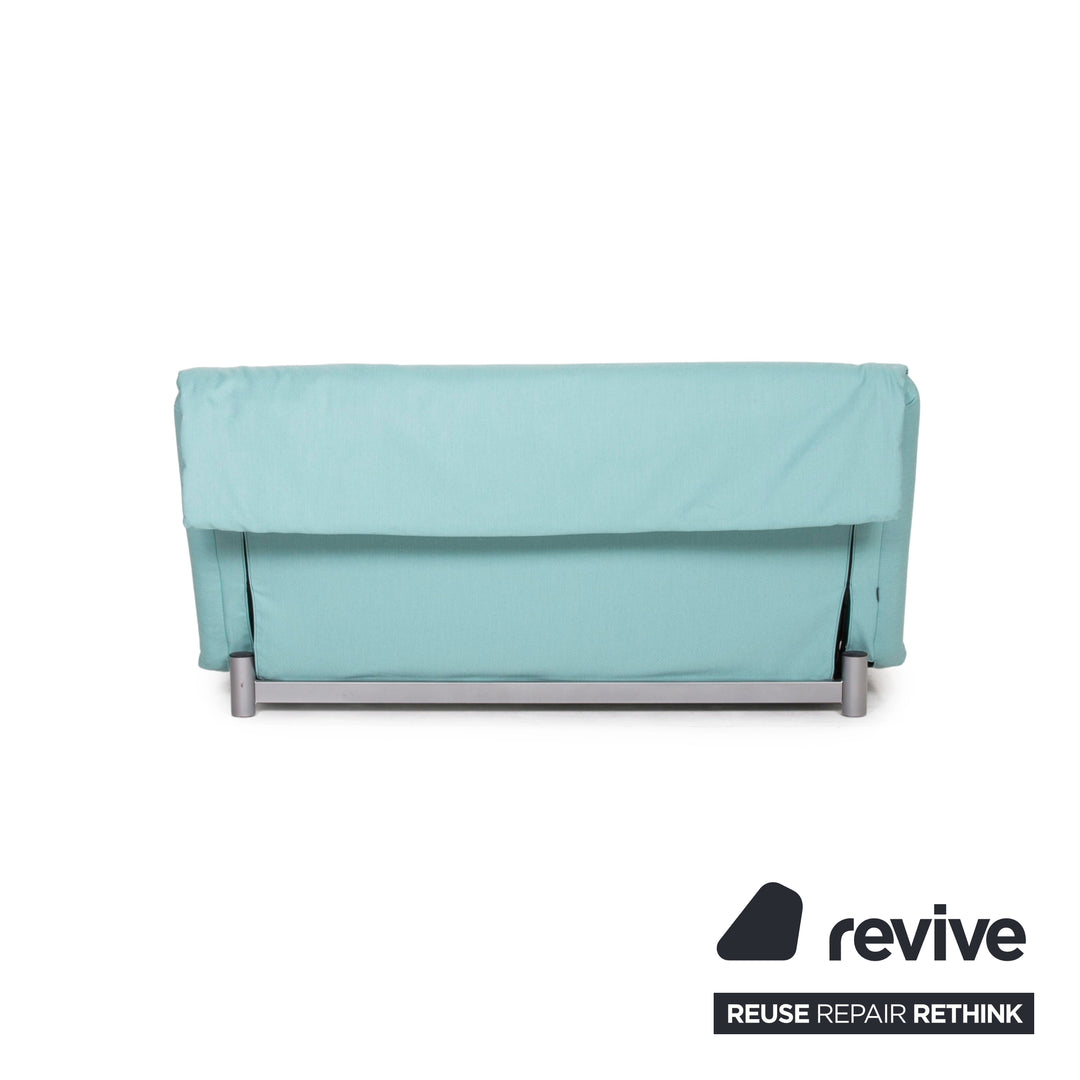 ligne roset Multy Fabric Sofa Blue Three Seater Sleeper #14543