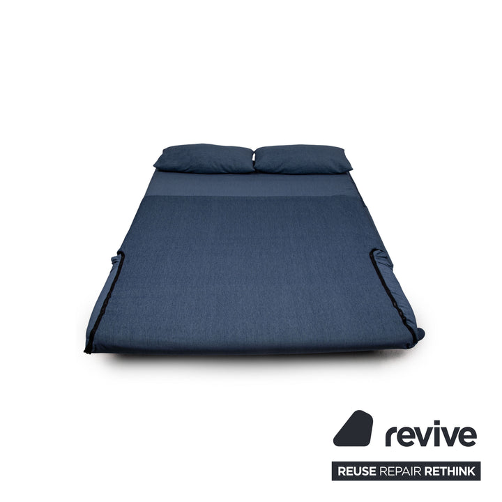 ligne roset Multy fabric sofa blue three-seater sofa bed sleeping function couch