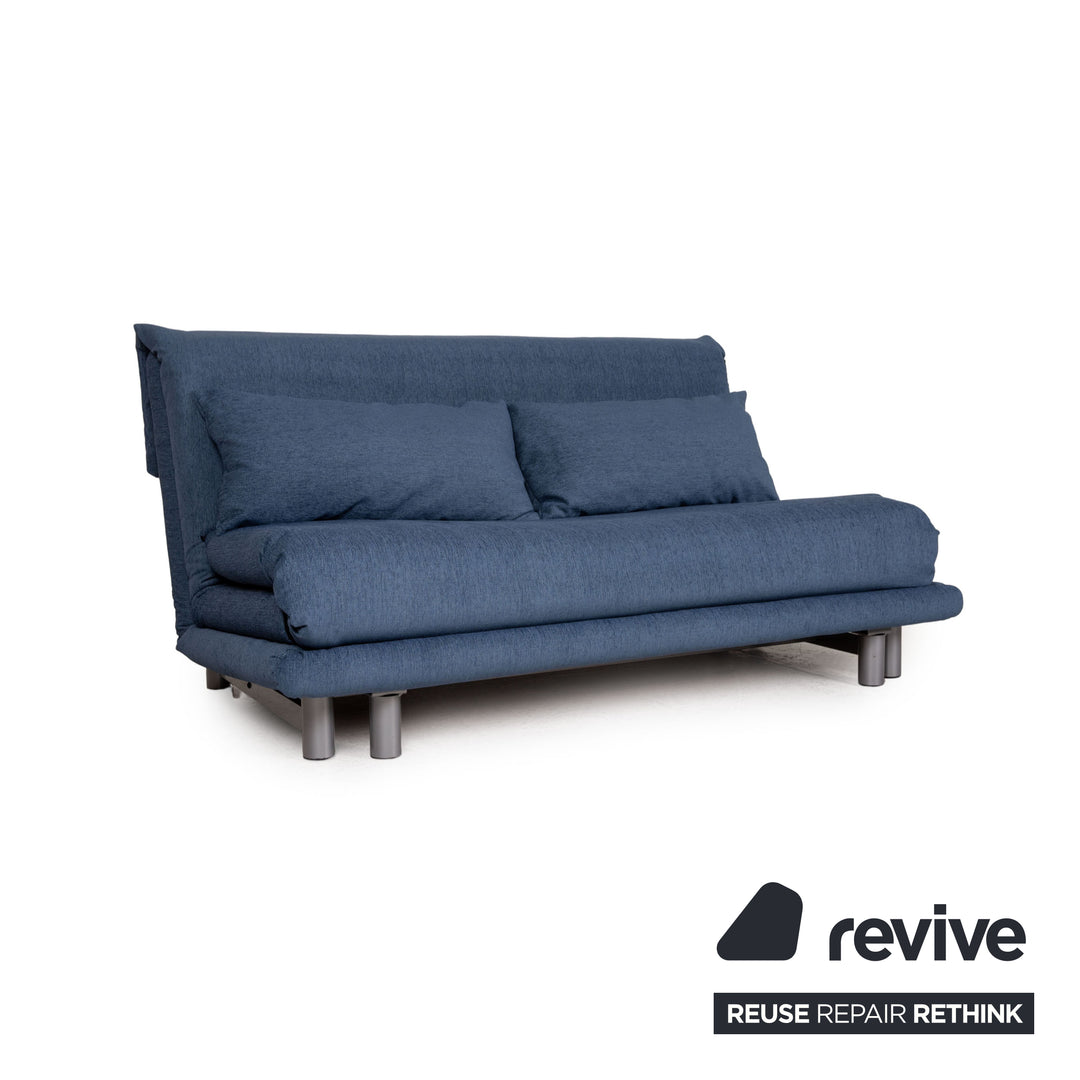 ligne roset Multy Stoff Sofa Blau Dreisitzer Schlafsofa Schlaffunktion Funktion Couch