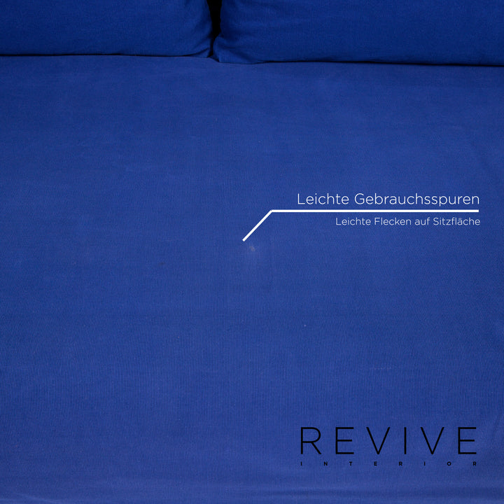 ligne roset Multy stoffen bank blauw slaapfunctie functie slaapbank bank #14509