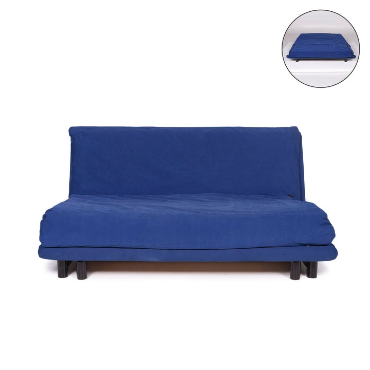ligne roset Multy Fabric Three Seater Sofa Blue Sofa Bed Sleep Function Couch #11500