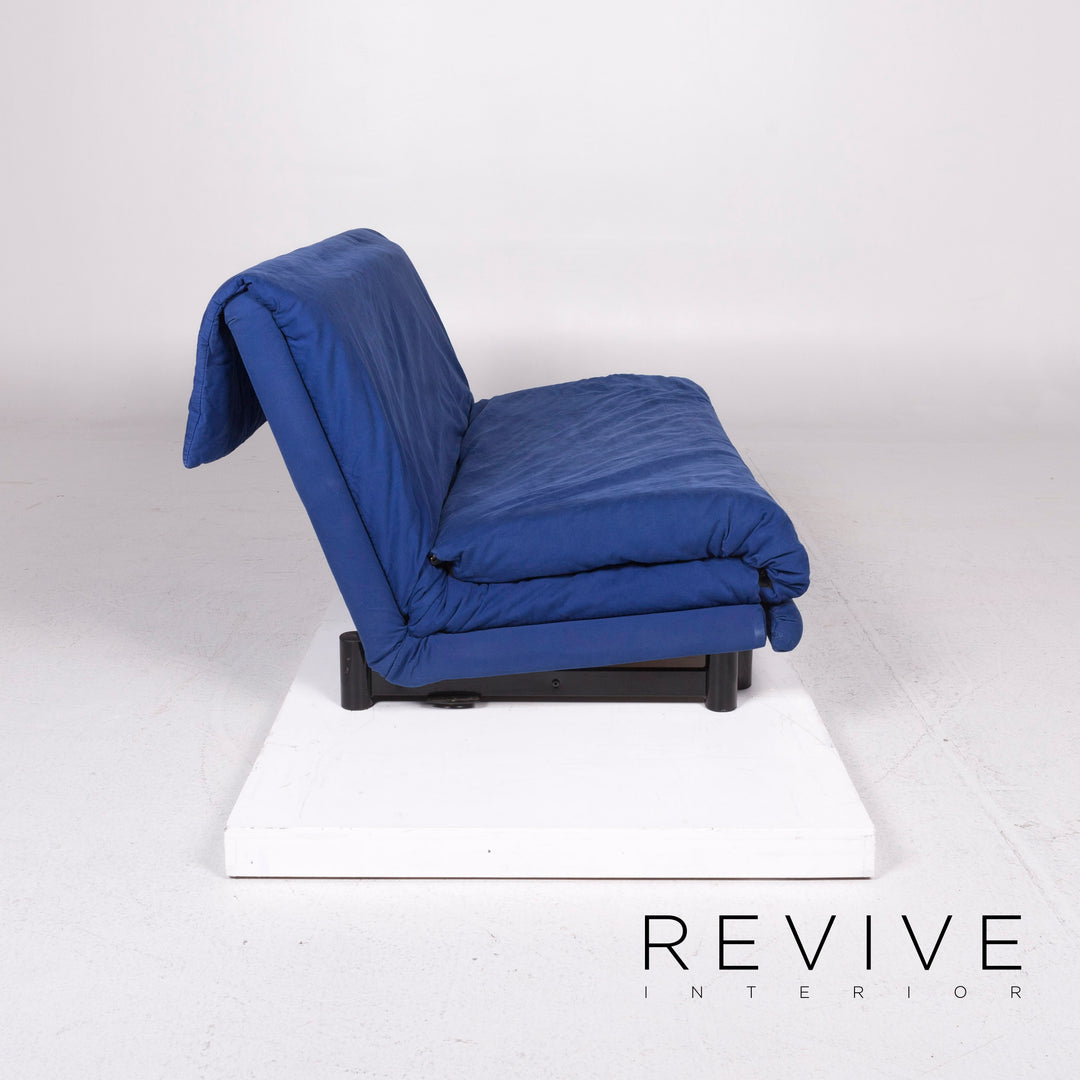 ligne roset Multy Fabric Three Seater Sofa Blue Sofa Bed Sleep Function Couch #11500