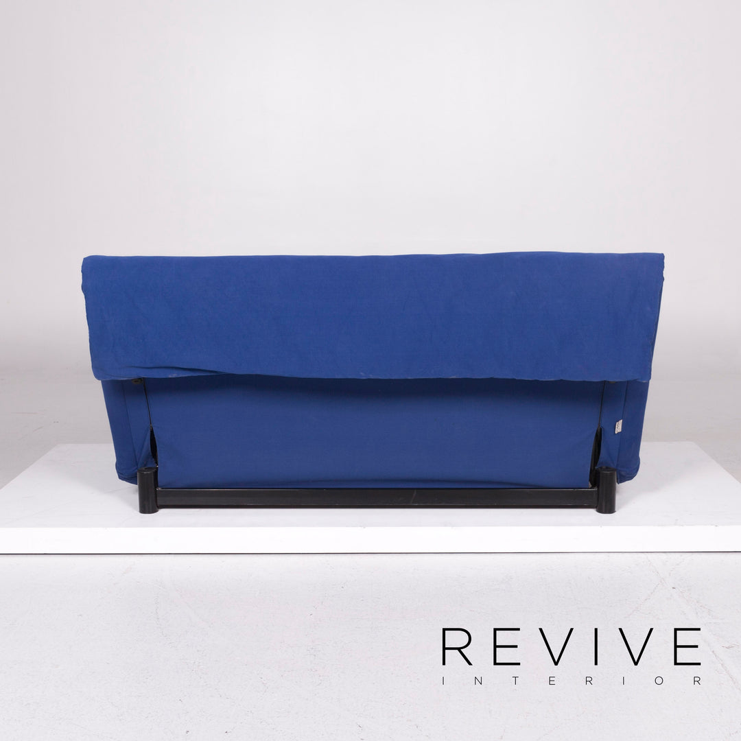 ligne roset Multy Fabric Three Seater Sofa Blue Sofa Bed Sleep Function Couch #11500
