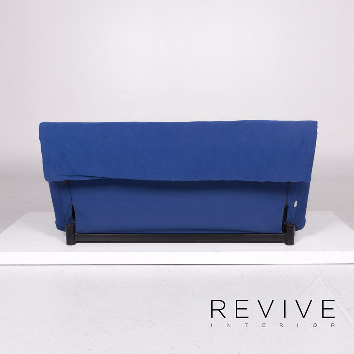 ligne roset Multy Fabric Three Seater Sofa Blue Sofa Bed Sleep Function Couch #11500