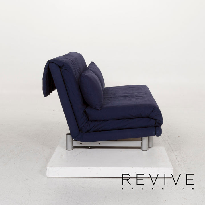 ligne roset Multy Stoff Sofa Blau Dreisitzer Schlaffunktion #12830