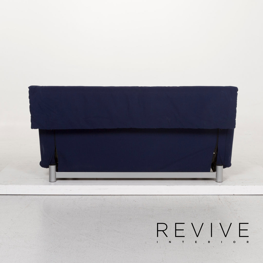 ligne roset Multy Stoff Sofa Blau Dreisitzer Schlaffunktion #12830
