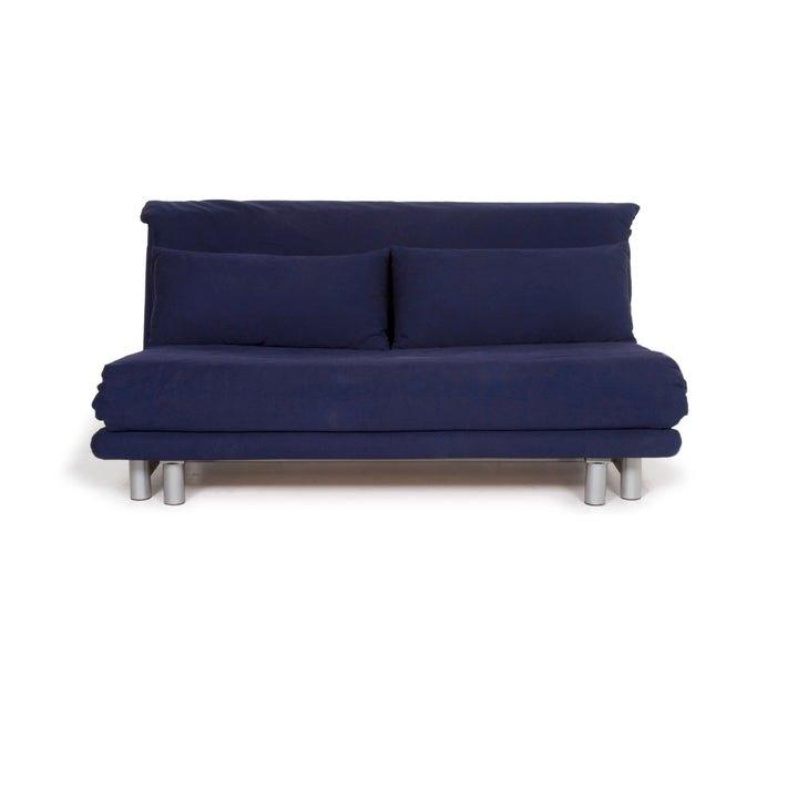 ligne roset Multy Stoff Sofa Blau Dreisitzer Schlaffunktion #12830