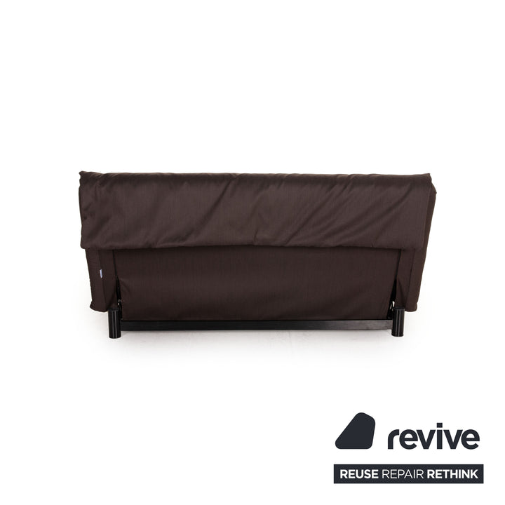 ligne roset Multy Stoff Sofa Braun Dreisitzer Funktion Schlaffunktion Couch