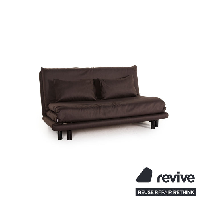 ligne roset Multy Stoff Sofa Braun Dreisitzer Funktion Schlaffunktion Couch