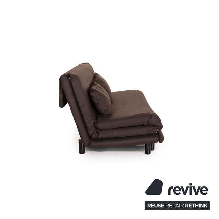 ligne roset Multy Stoff Sofa Braun Dreisitzer Funktion Schlaffunktion Couch