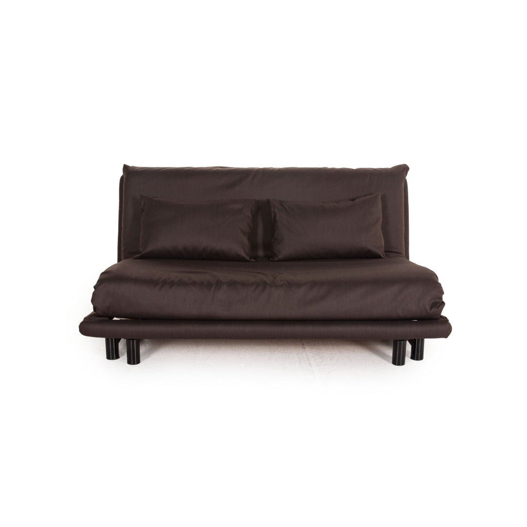 ligne roset Multy Stoff Sofa Braun Dreisitzer Funktion Schlaffunktion Couch