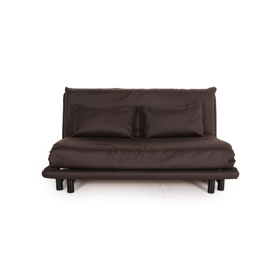 ligne roset Multy Stoff Sofa Braun Dreisitzer Funktion Schlaffunktion Couch