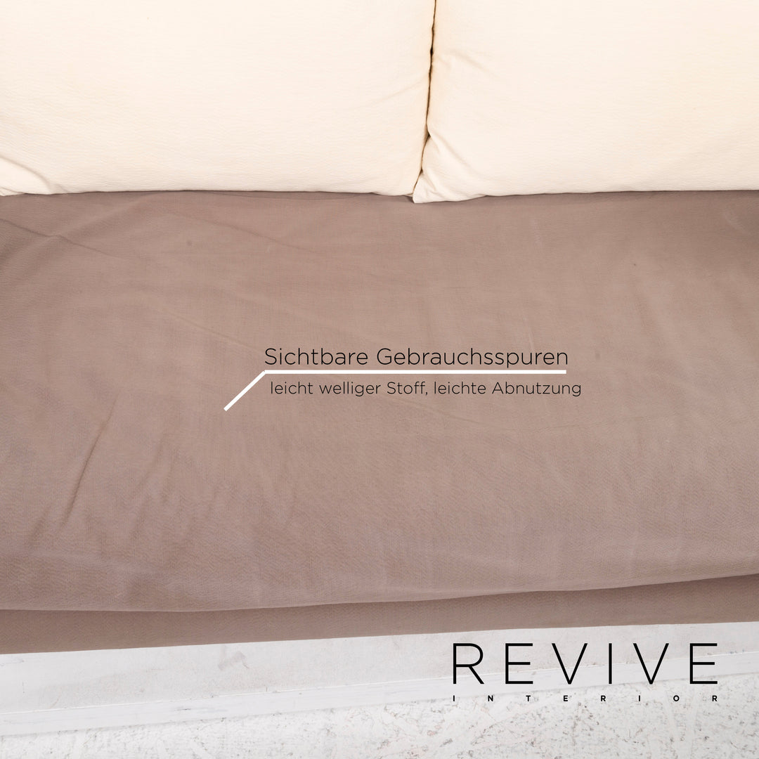 ligne roset Multy Stoff Sofa Braun Graubeige Dreisitzer Schlafsofa Schlaffunktion Funktion Couch inkl. Armlehnen