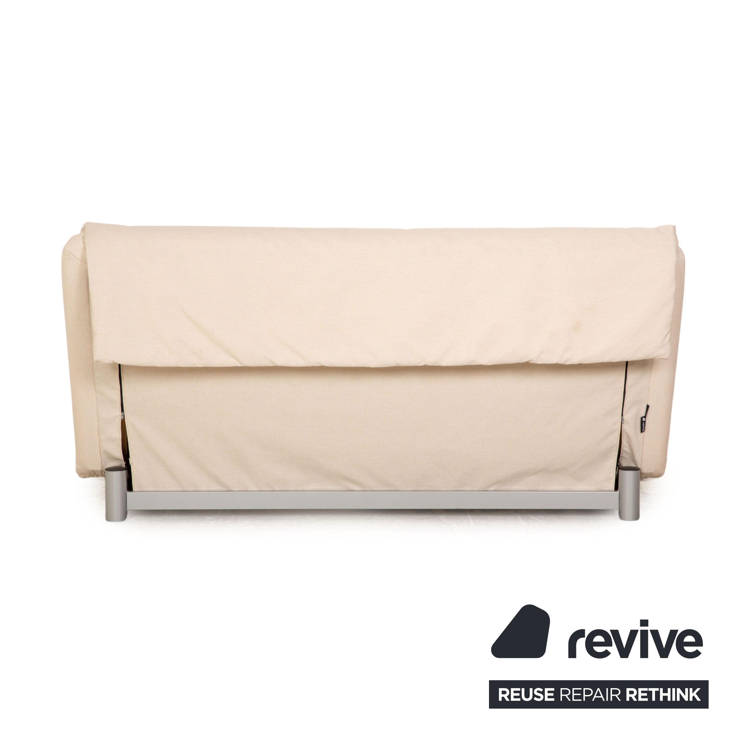 Ligne Roset Multy Stoff Sofa Creme Dreisitzer Schlafsofa Couch Sofa