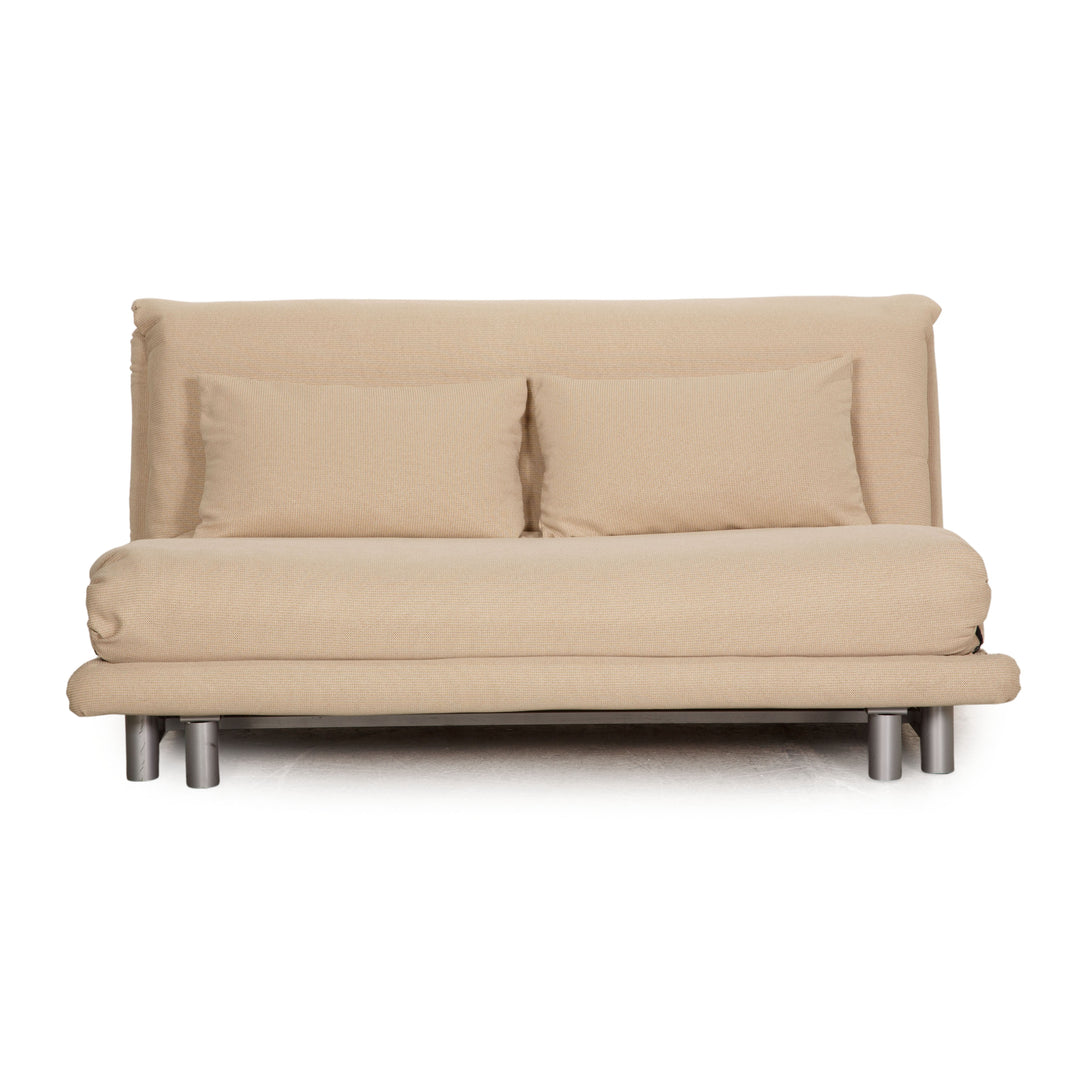 ligne roset Multy stoffen bank crème driezitsbank slaapbank nieuwe bekleding